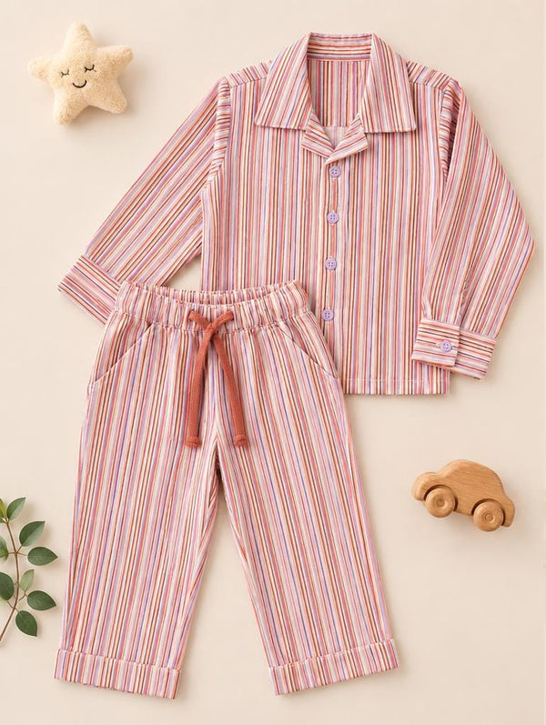 Sunset Multi-Stripe Co-ord Set