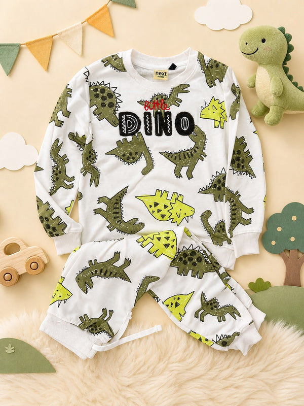 Little Dino Winter Tracksuit Set
