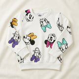 Retro Bows Character Sweatshirt - Flatlay