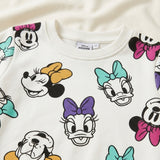 Retro Bows Character Sweatshirt - Closeup View