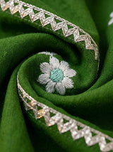 Forest Vrindavan Lehenga - Fabric Detail