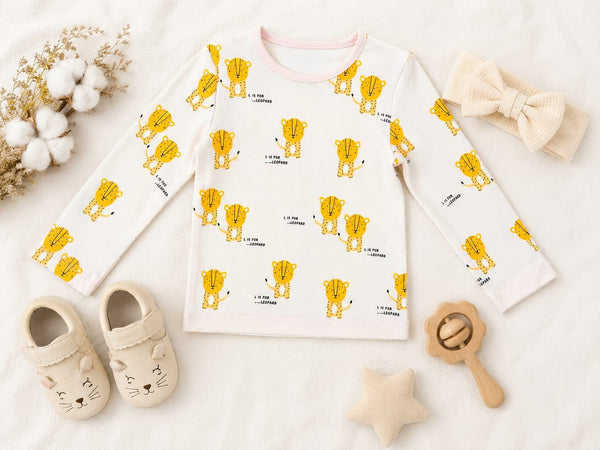 Little Leopard Safari Cotton Tee