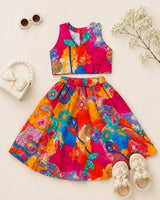 Gulmohar Splash Co-ord - Flatlay