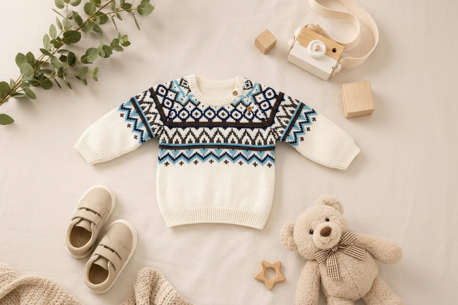 Nordic Fair Isle Knitted Sweater